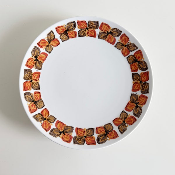 Noritake Progression China Southern Glow Pattern Salad Plates & Oval Serving Platter, Bowl, Gravy Sauce Japan Vintage 1960s