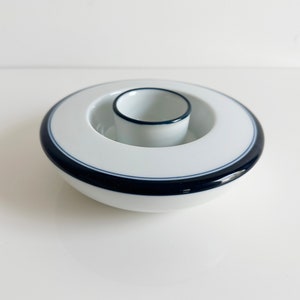 Dansk Bistro Christianshavn Blue Votive Candleholder Vintage 1990s