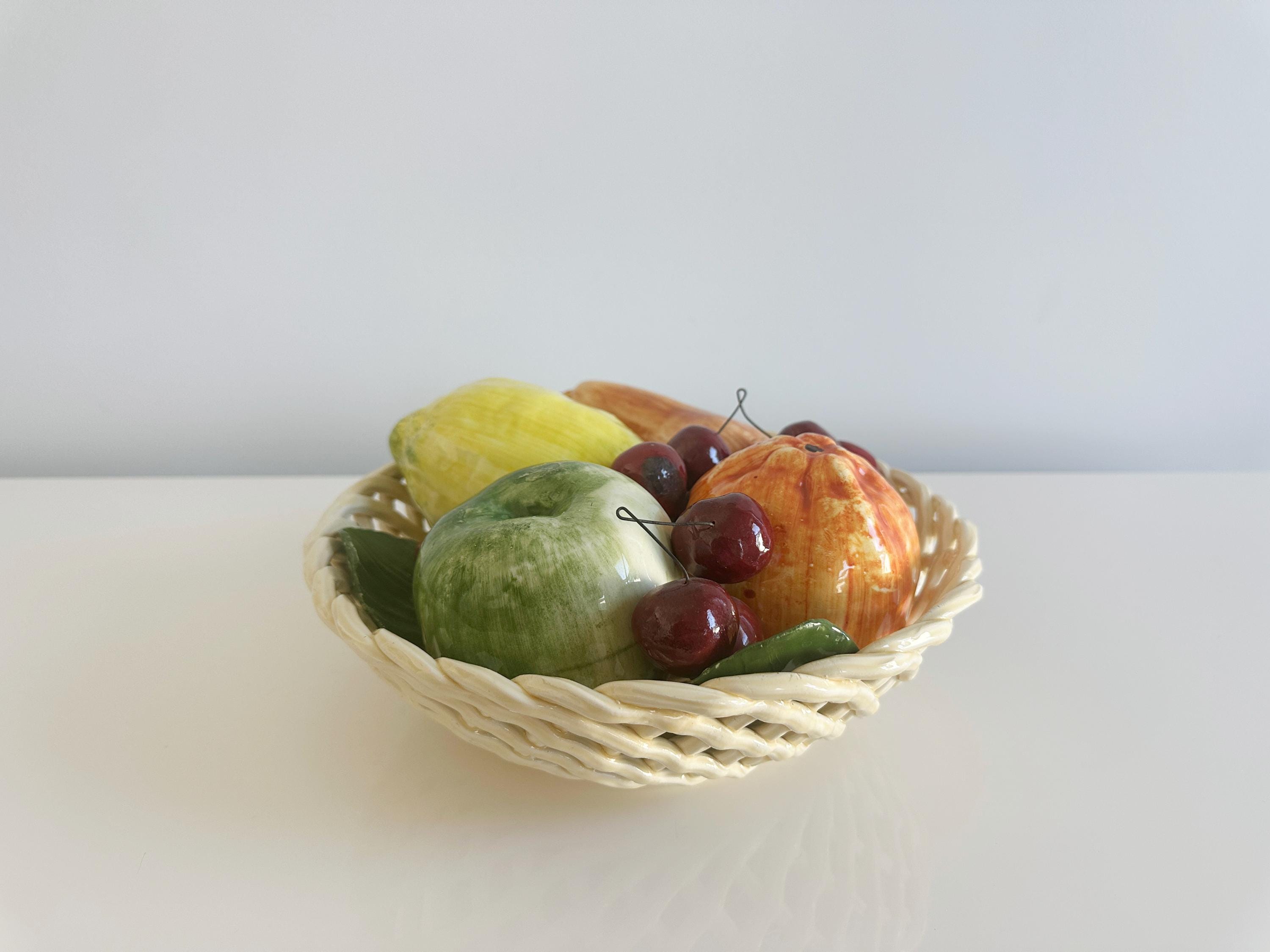 Capodimonte Fruit - Etsy