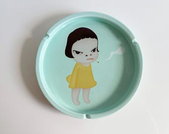 Yoshitomo Nara Ceramic Ashtray: 