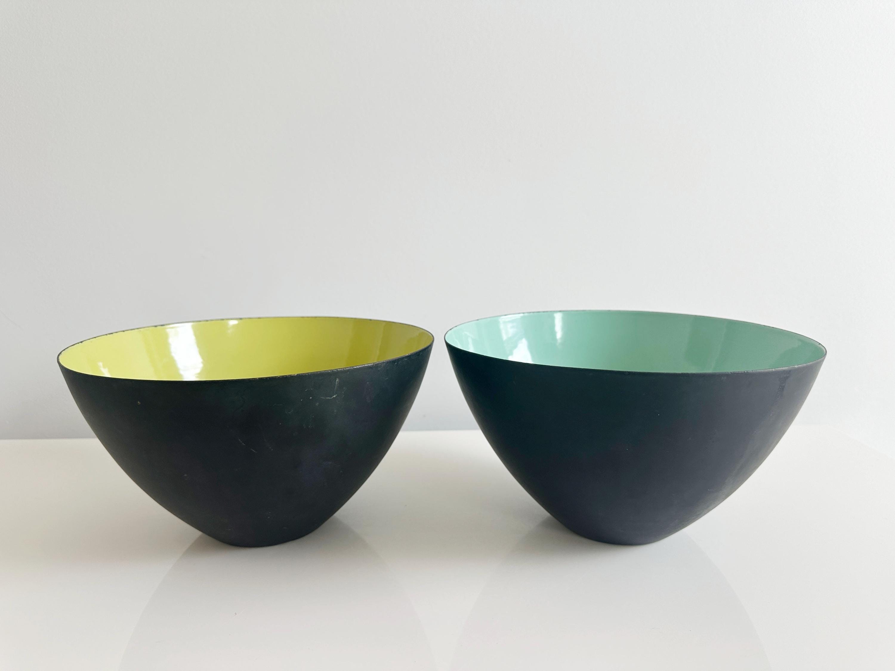 Vintage Enamel Bowl Krenit - Etsy