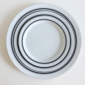 Christianshavn Blue Bistro Dinnerware by Dansk Portugal Vintage 1980s