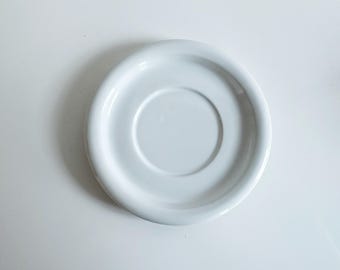 Vintage Jepcor International China Seas White Flat Cups & Saucers