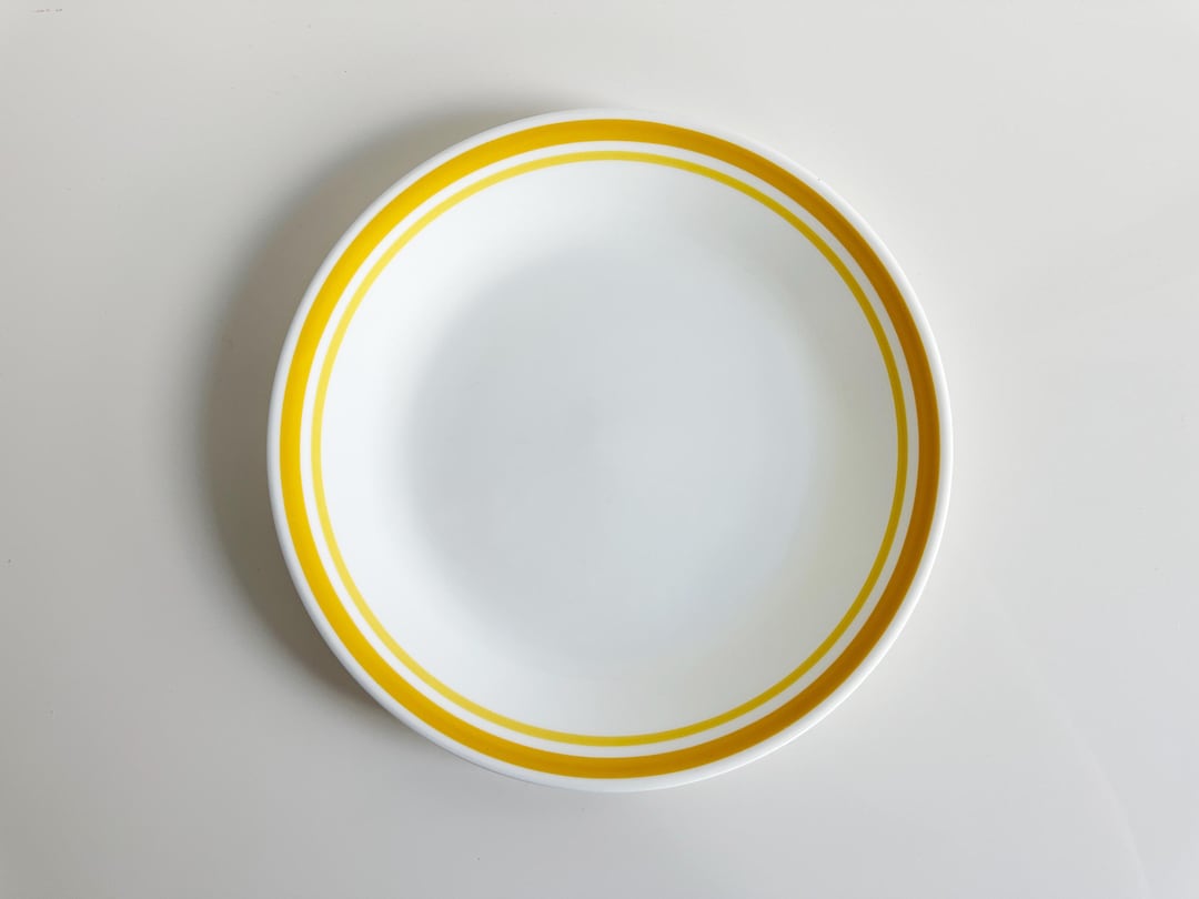 Vintage Corelle Dinner Plate: Citrus Stripe, Corning USA, 1970s - Etsy