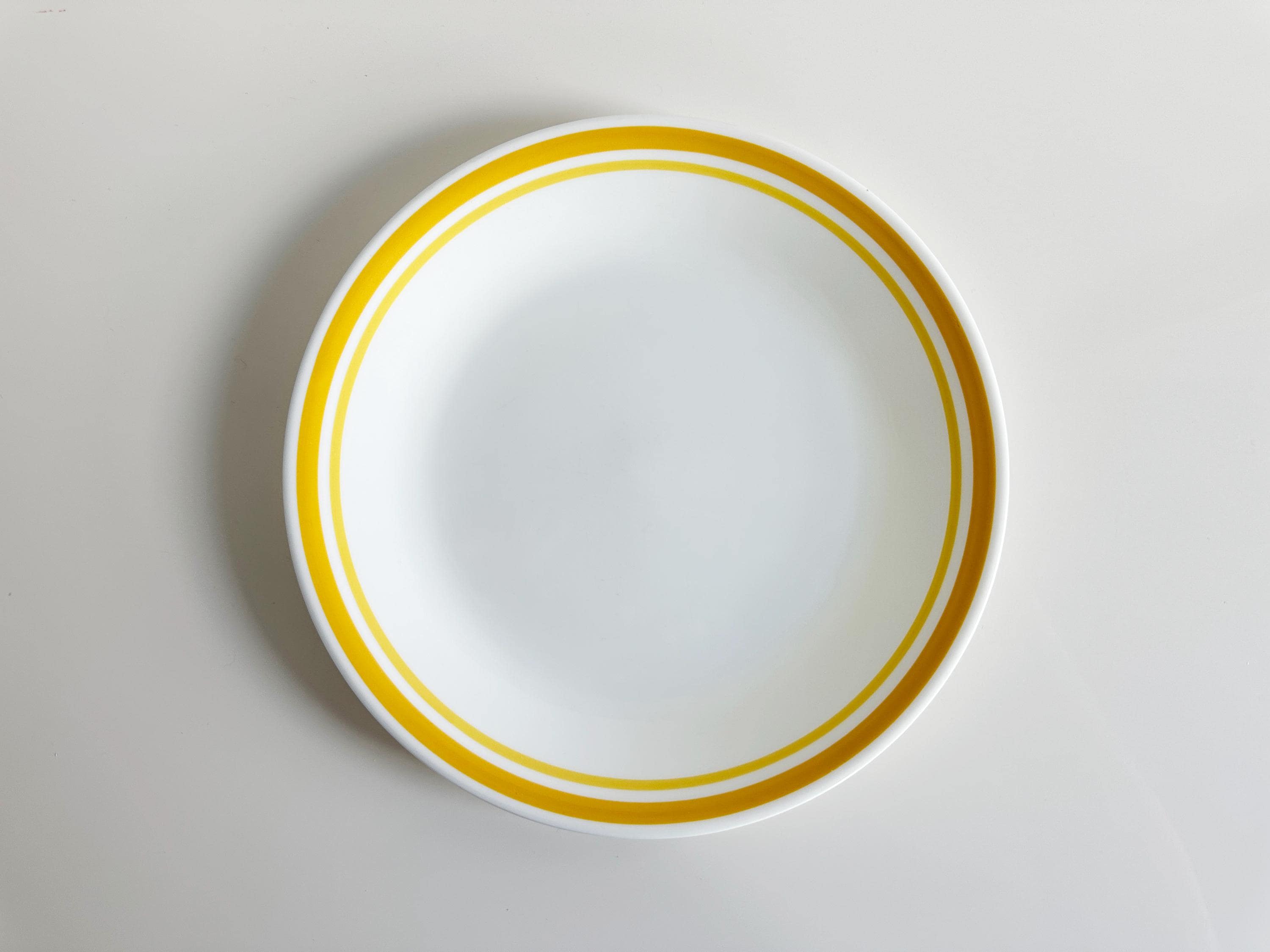 Vintage Corelle Dinner Plate: Citrus Stripe, Corning USA, 1970s - Etsy