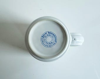 Vintage Jepcor International China Seas White Flat Cups & Saucers