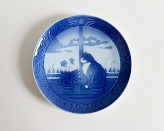 1970-1979 Royal Copenhagen Annual Christmas Plates Denmark Vintage 1970s