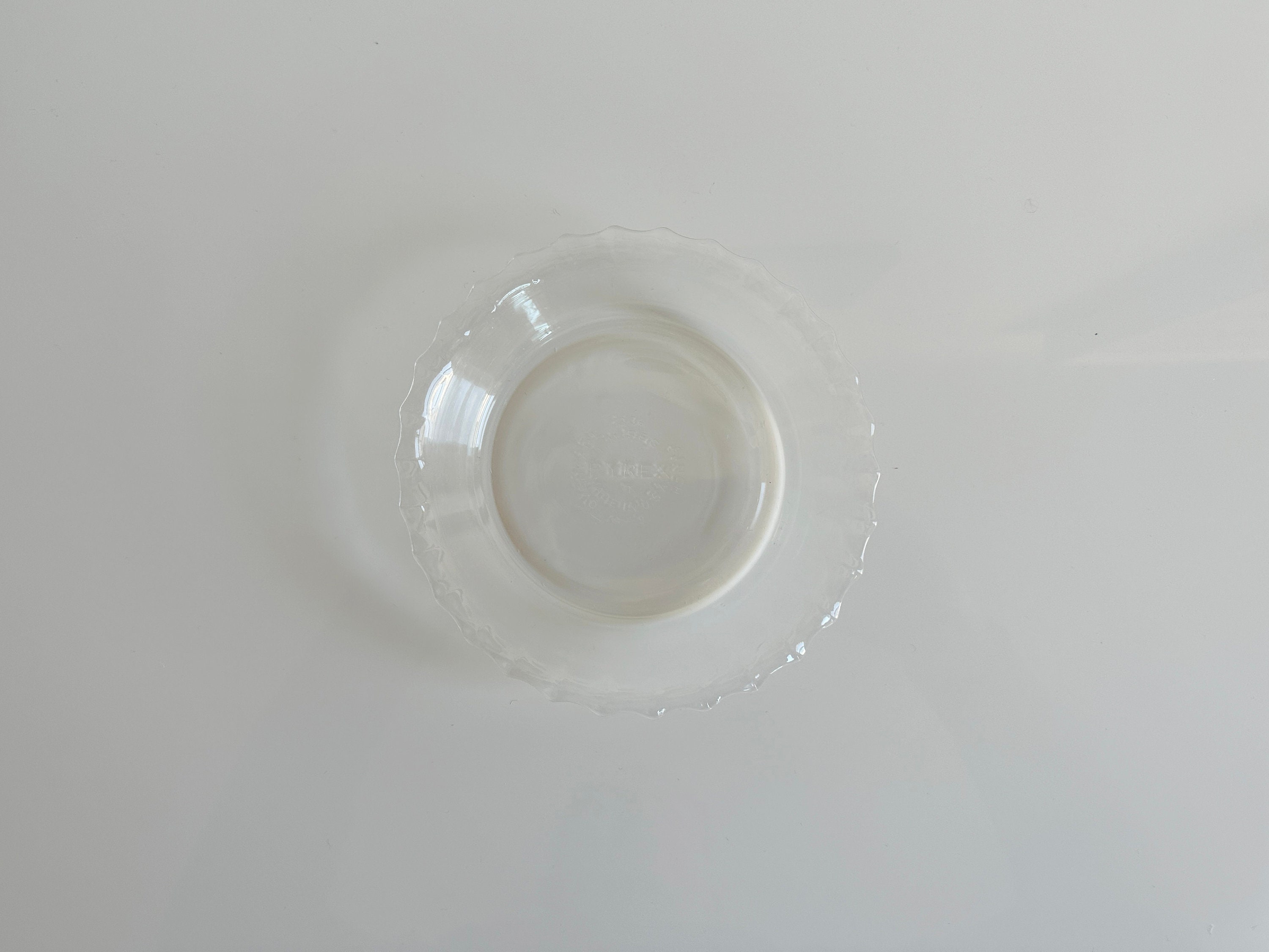 Pyrex Mini Pie Pan 6 Fluted Glass Tart 206 A9 Vintage 1950s Etsy