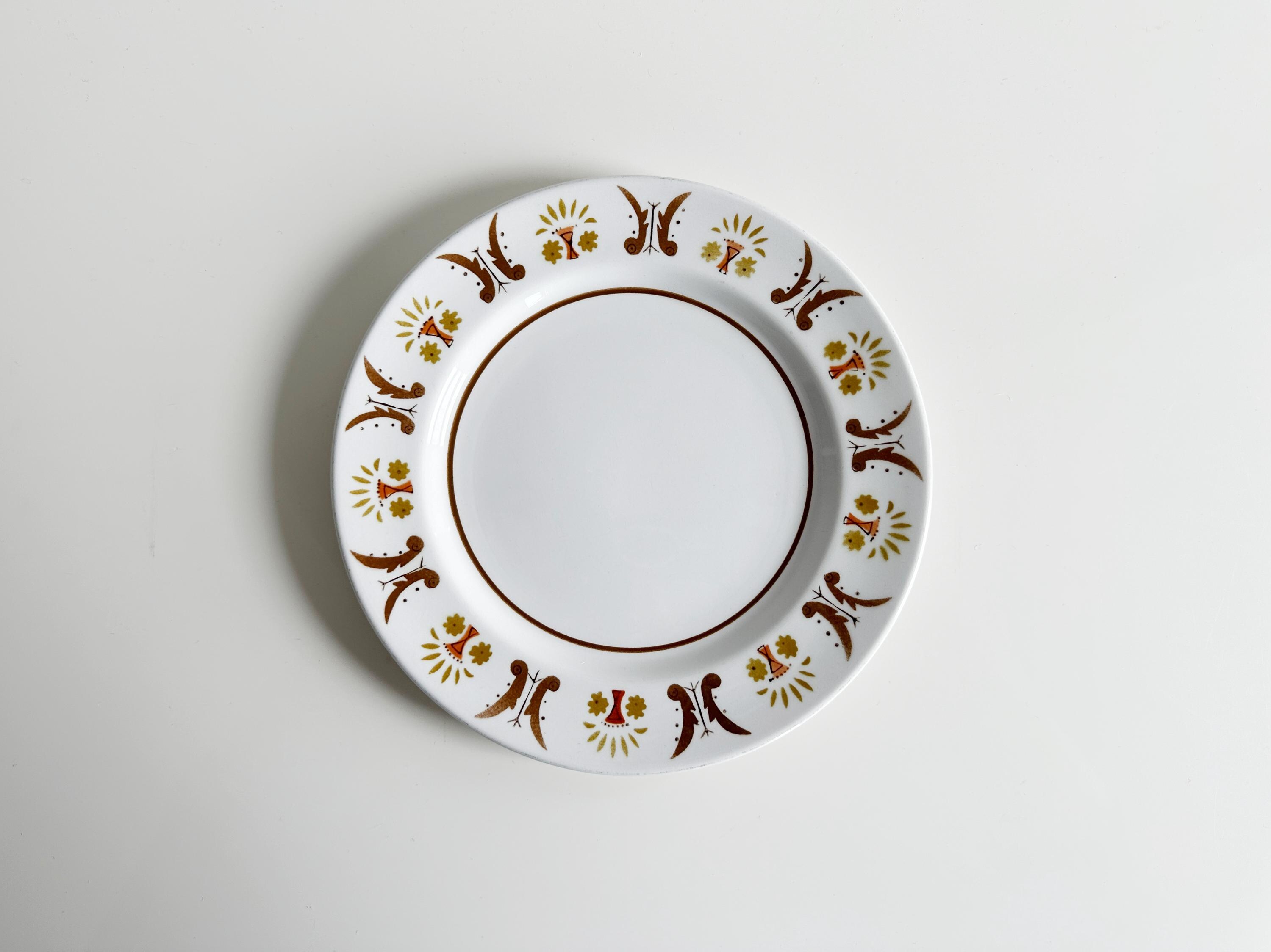Kodo Rakc Mikasa Mediterrania Rick Rack Dingbat Salad Plates Set of 8 Japan ...