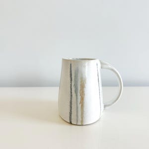 Vintage Bennington Potters Striped Oval Mug by David Gil 1960s USA