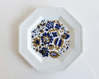 Jacobean Octagonal Ironstone Dinnerware Mixed Lot Johnson Brothers England Vintage 1970s