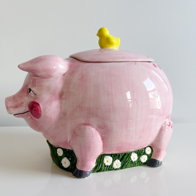 Pig Cookie Jar - Etsy