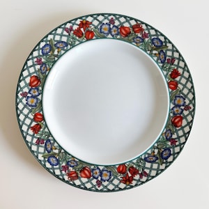 Vintage Dansk Nordic Garden Dinnerware: Floral Lattice Plates & Bowls