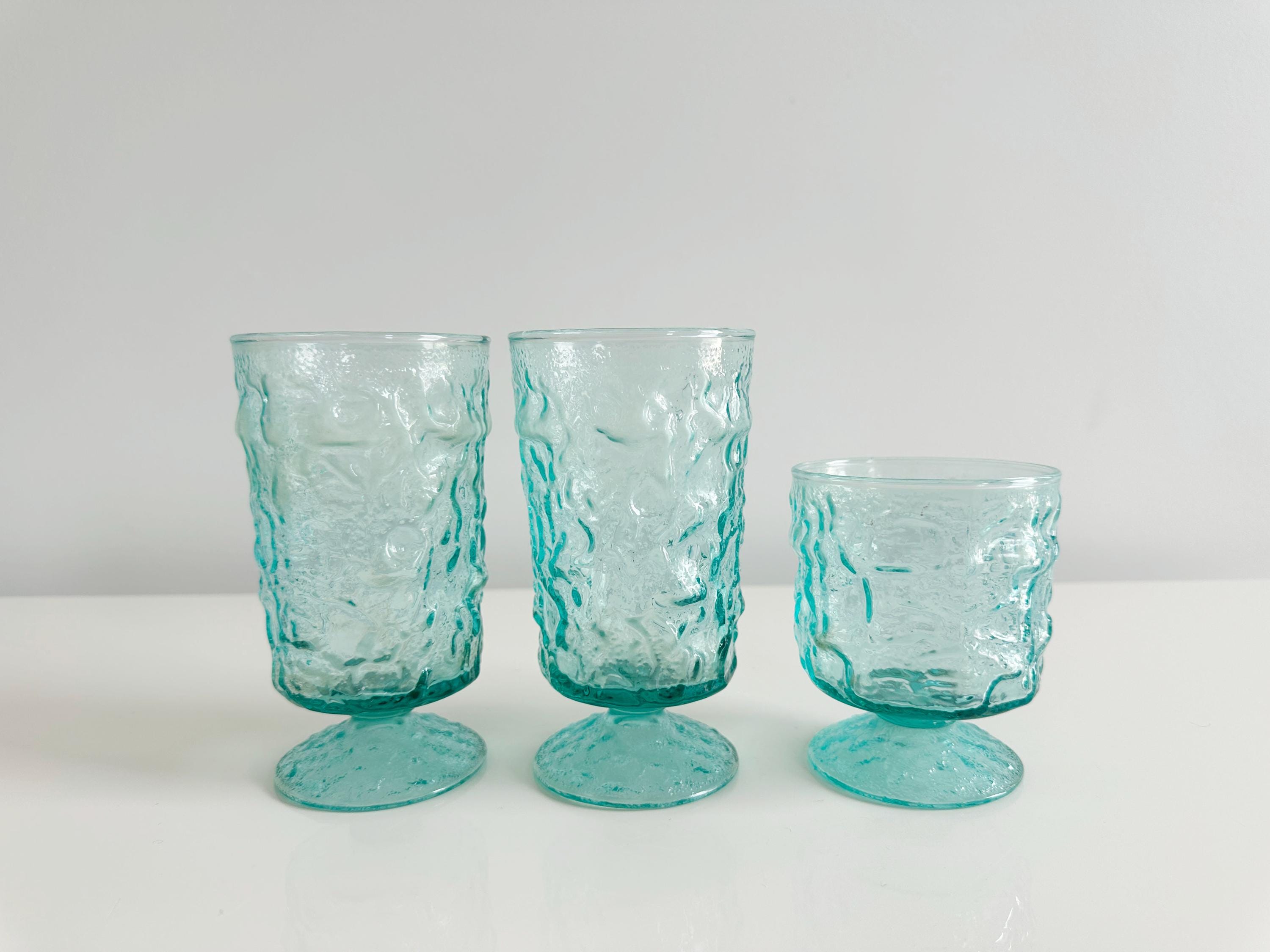 Pedestal Drinking Glasses - Etsy