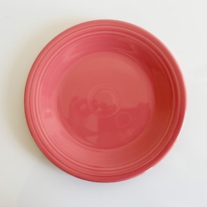 Fiesta Flamingo Pink Dinnerware by Homer Laughlin Fiestaware USA Vintage 2000s
