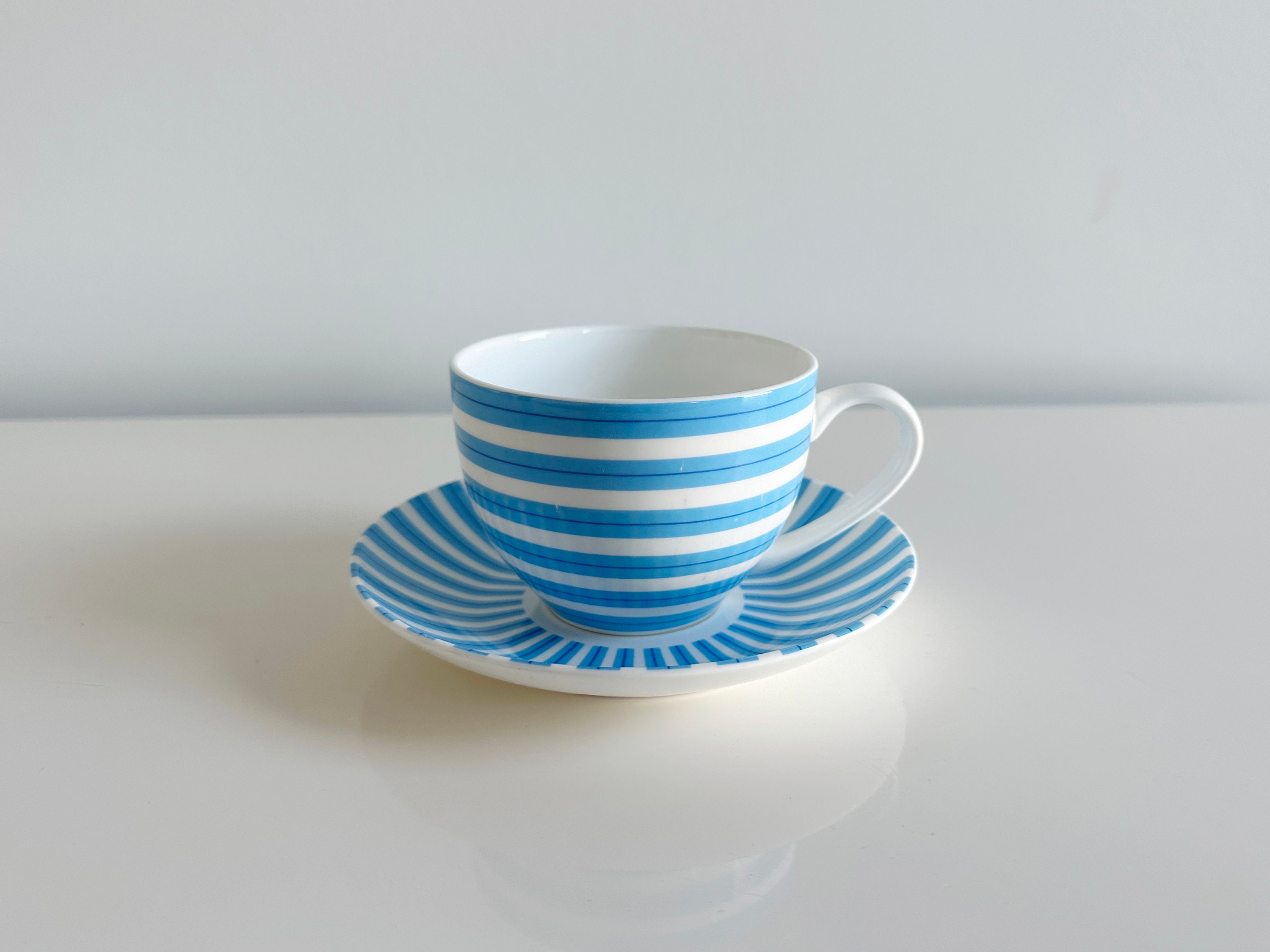 Maxwell & Williams Blue Stripe Cashmere Fine Bone China Cup and