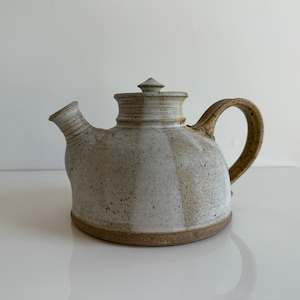 Stoneware Ceramic Teapot Vintage 1960s