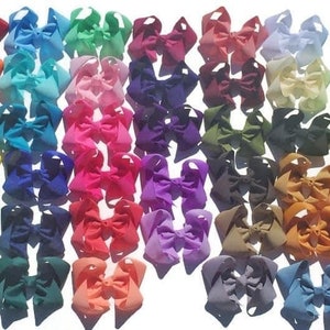 Small Solid Boutique Bow you choose color