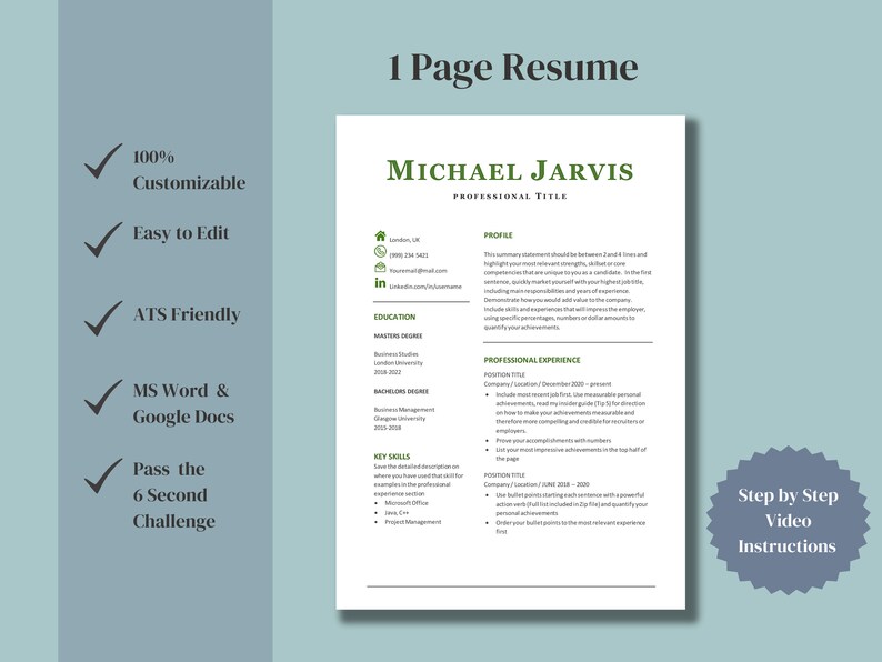 Simple Modern Resume Template Google - Il 794xN.4985527747 Af4n