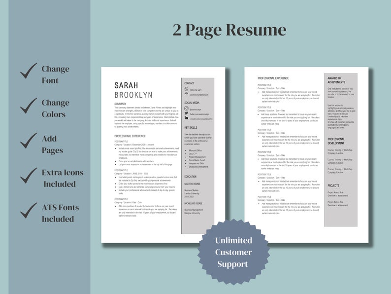 cv-template-uk-word-resume-template-google-docs-professional-resume