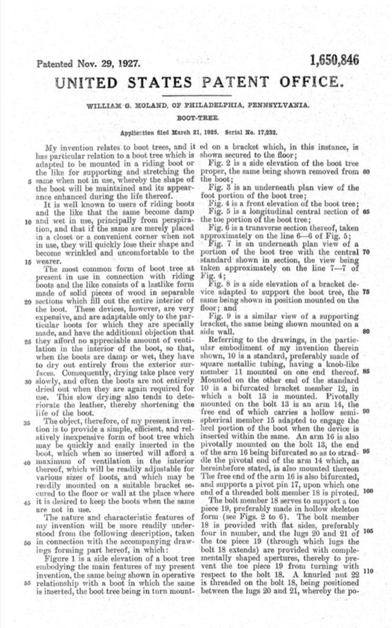 Moland  Solid Brass Riding Boot Tree Stretchers - image 10