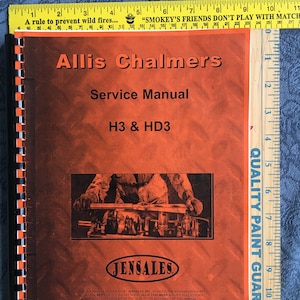 Allis Chalmers Service Manual H3 & HD3