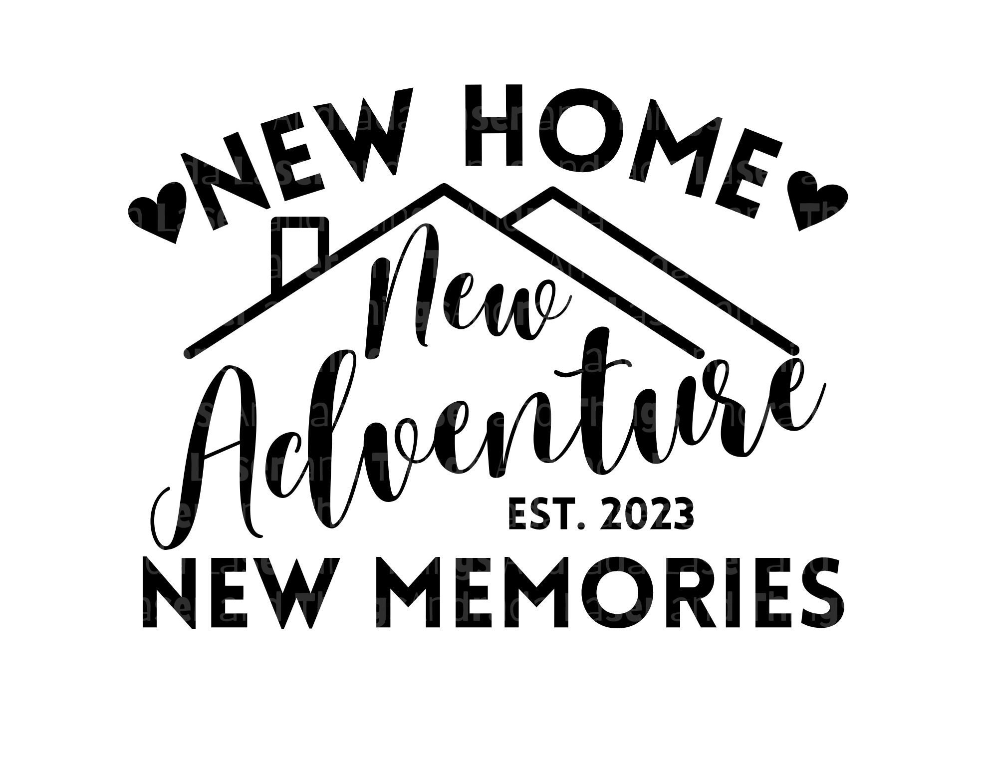 Digital Svg Jpg File New Home 23' 24' - Etsy