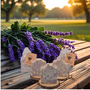 Homemade Vegan Lavender-Patchouli Soap