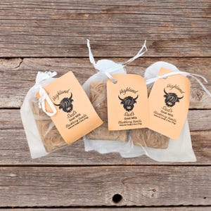Homemade Goat Milk Blackberry Vanilla Soap