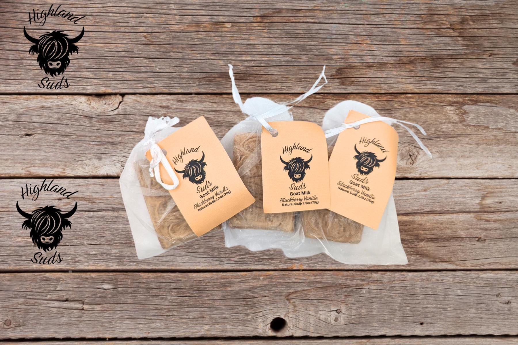Homemade Goat Milk Blackberry Vanilla Soap