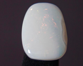 Free-Form Virgin Valley White Opal Cabochon