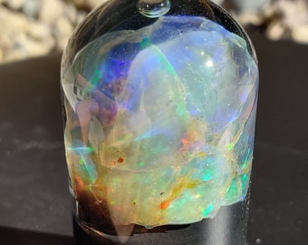 Jellyfish Nebula - Virgin Valley Precious Opal Specimen - 71.56 Carats