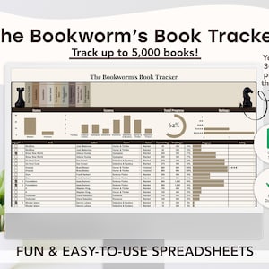 The Book Tracker Template (Schachmatt Theme) | Lesen | Google Sheets Vorlage | Digital | Bearbeitbar