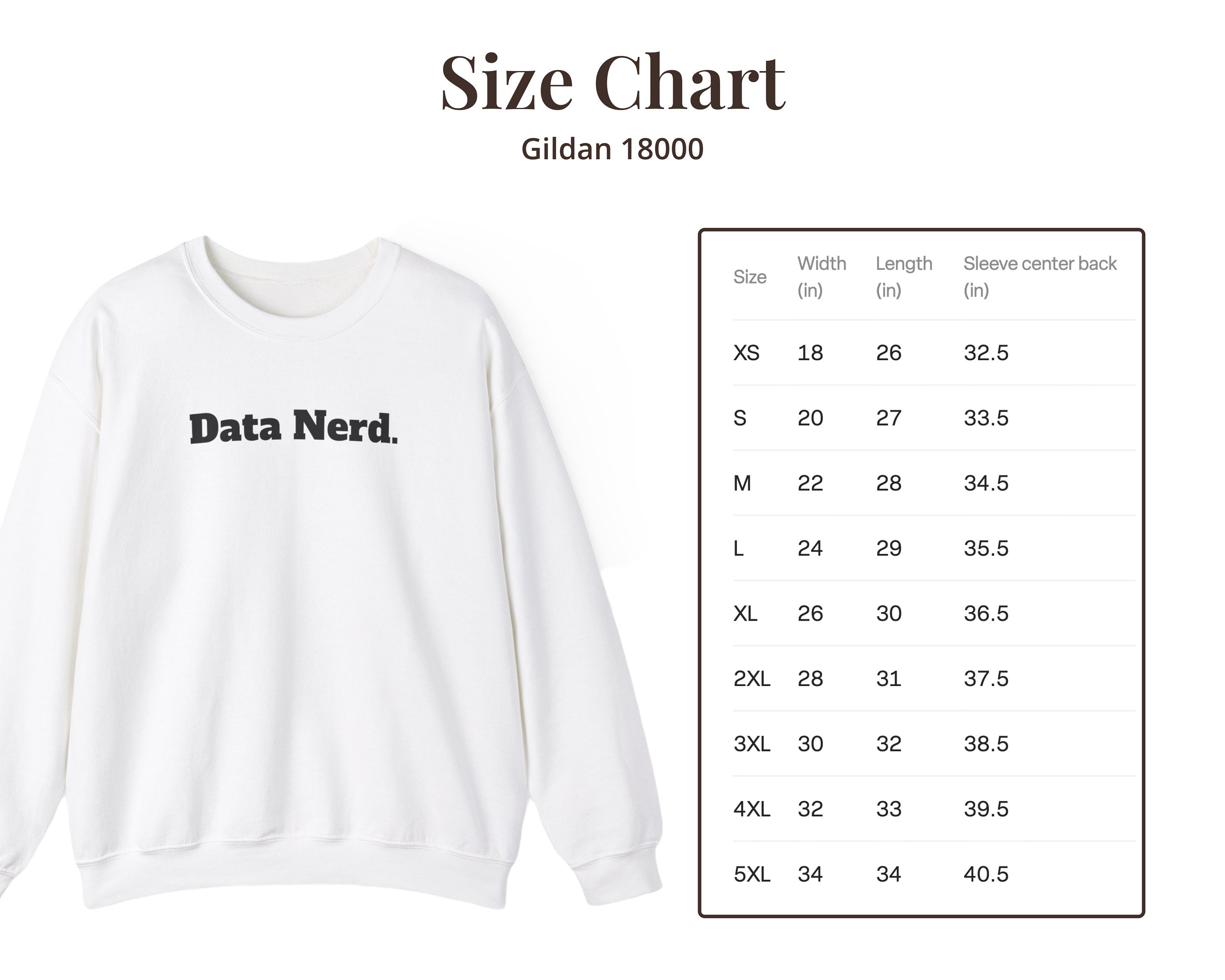 Data Nerd Crewneck | Nerdy Sweater | Funny Data Sweatshirt | Gift for ...