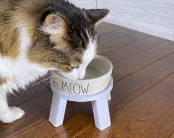 Rae Dunn Pet Bowl Stand - STL File for 3D Printing - Digital Download