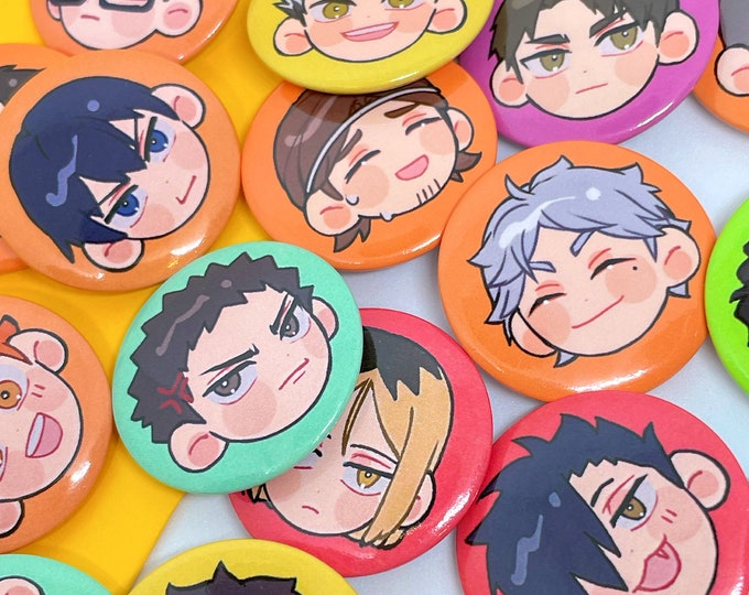 Haikyuu Badges Etsy Haikyuu Badges Etsy