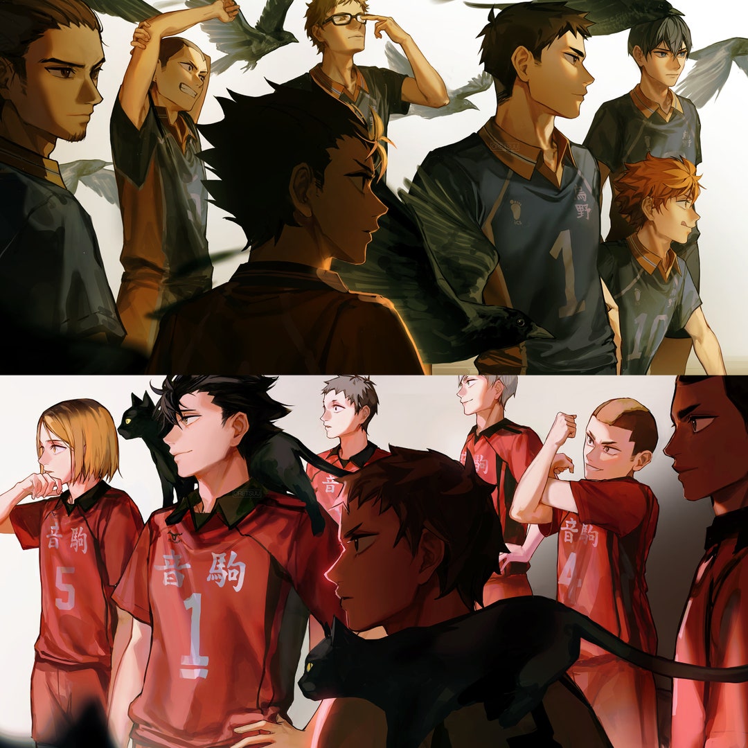 Karasuno Vs Nekoma [print] [PRE-ORDER] - Etsy