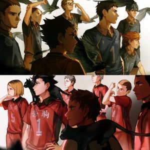 Karasuno vs Nekoma [Print] [PRE-ORDER]