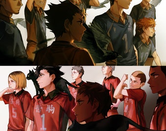 Karasuno vs Nekoma [Impresión] [PRE-ORDEN]