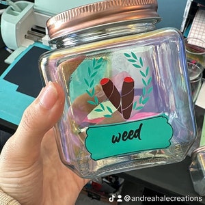 iridescent stash jar blunts design