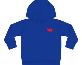 Toddler Hometown Hoodie - Blue and Red