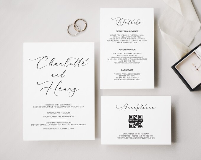 WEDDING • Invitations