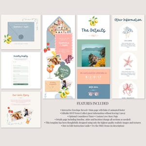 a set of brochures with a variety of designs
