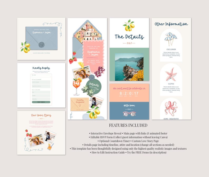 a set of brochures with a variety of designs