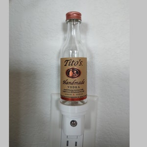 Tito&#39;s Vodka Mini Liquor Bottle Night Light