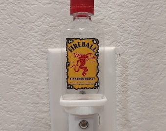 Fireball Whiskey Mini Liquor Bottle Night Light
