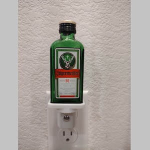 Jägermeister Mini Liquor Bottle Night Light Jagermeister Liqueur