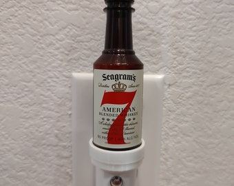 Seagram's 7 whiskey Mini Liquor Bottle Night Light