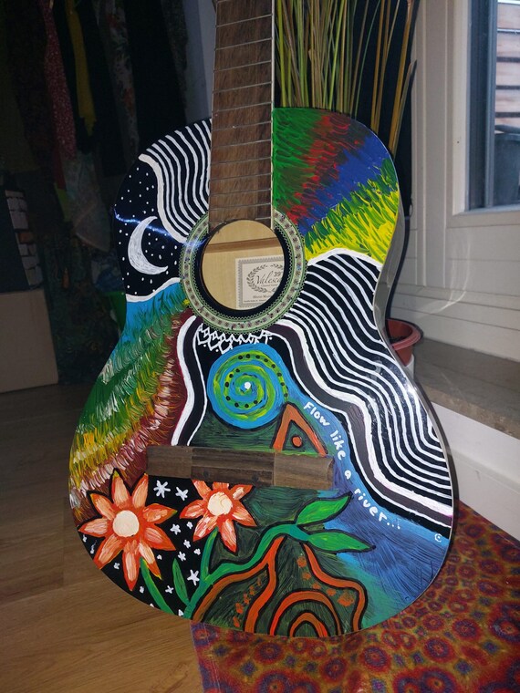Guitar Guitar Art Acrylic Decoration Music Musical Instrument