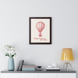 Framed Wizard of Oz Print: &quot;There&#39;s No Place Like Home&quot; Movie Quote